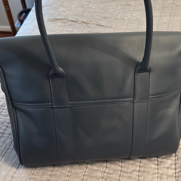 Mulberry Navy Leather Handbag - Picture 7 of 13